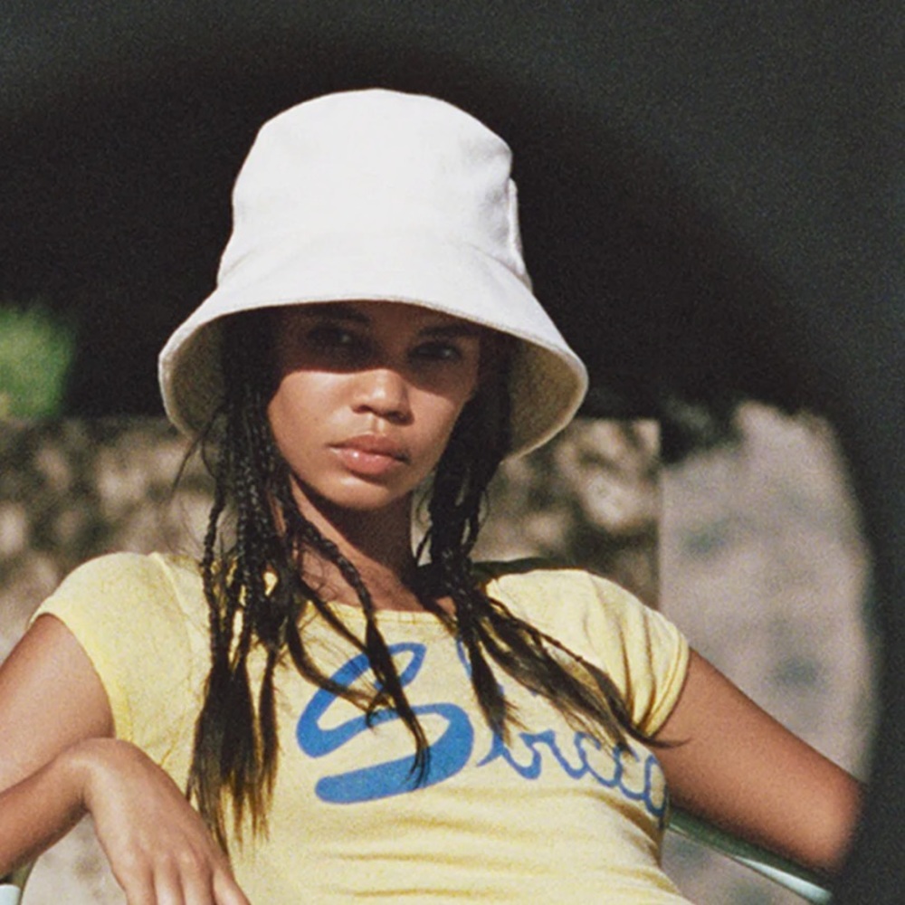 COPY - As new lack of color terry cotton bucket hat cream